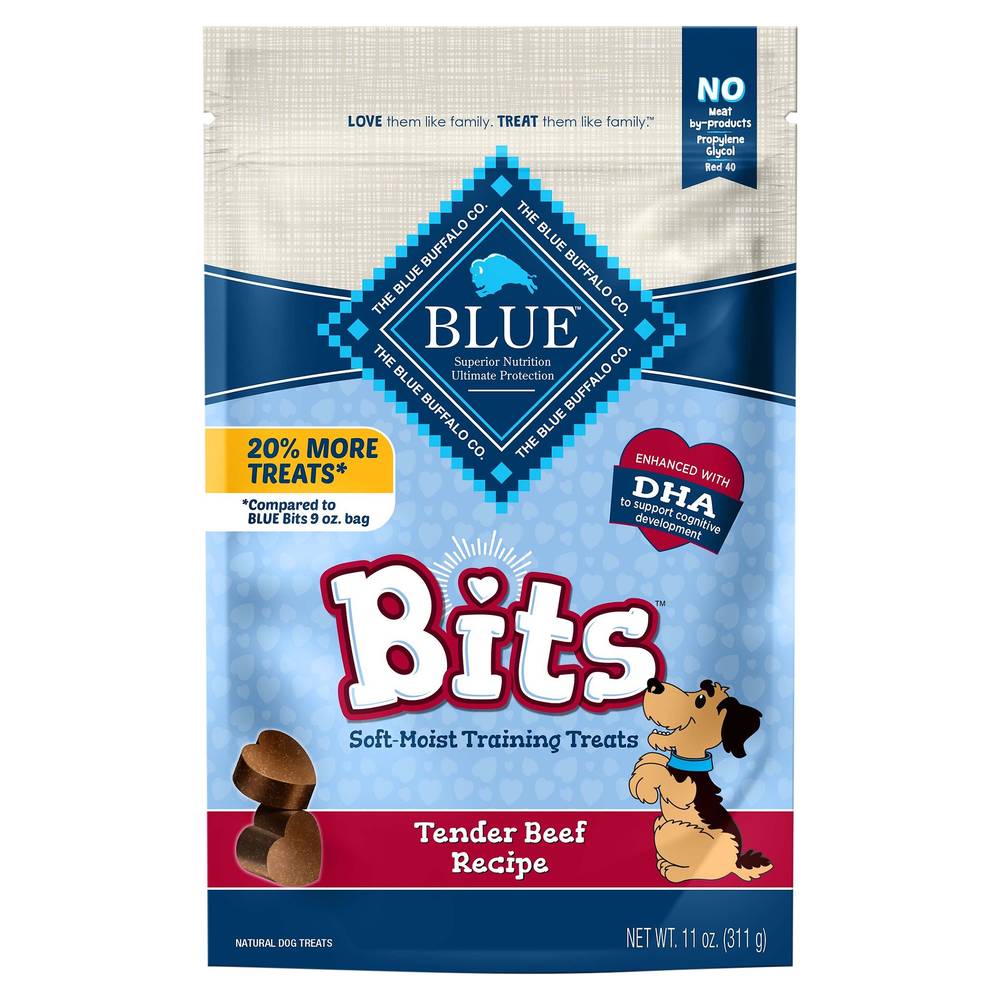 Blue Buffalo Bits Tender Beef Recipe Dog Training Treats (11 oz)