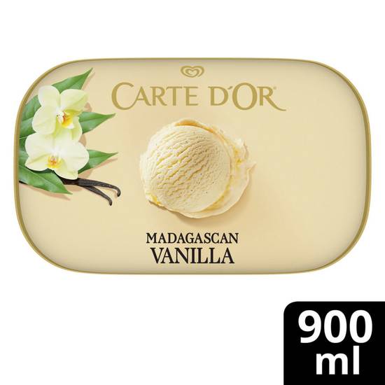 Carte D'or  Ice Cream Dessert Madagascan Vanilla 900 ml