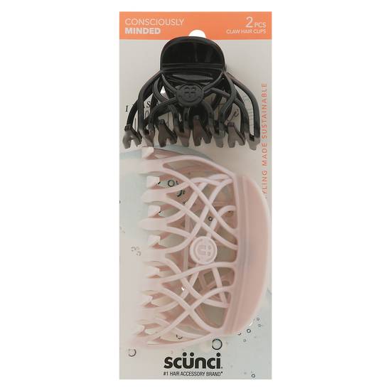 Scunci Consciously Minded Claw Hair Clips