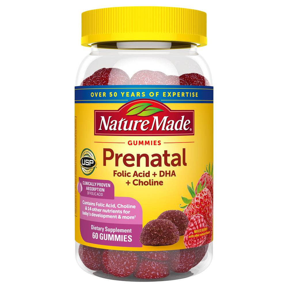 Nature Made Prenatal Mixed Berry Gummies (0.9 lbs)