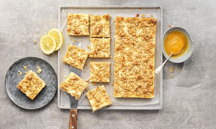 Lemon Oat Square