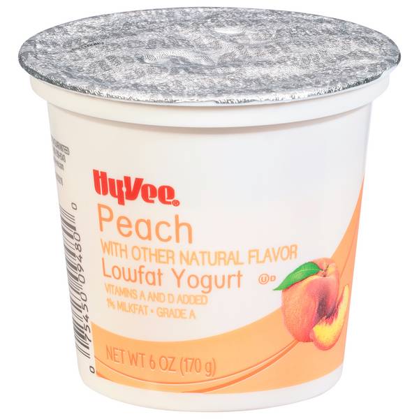 Hy-Vee Lowfat Yogurt (peach)