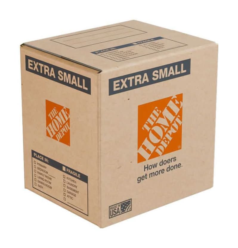 The Home Depot Extra Small Moving, Shipping, Packing Box