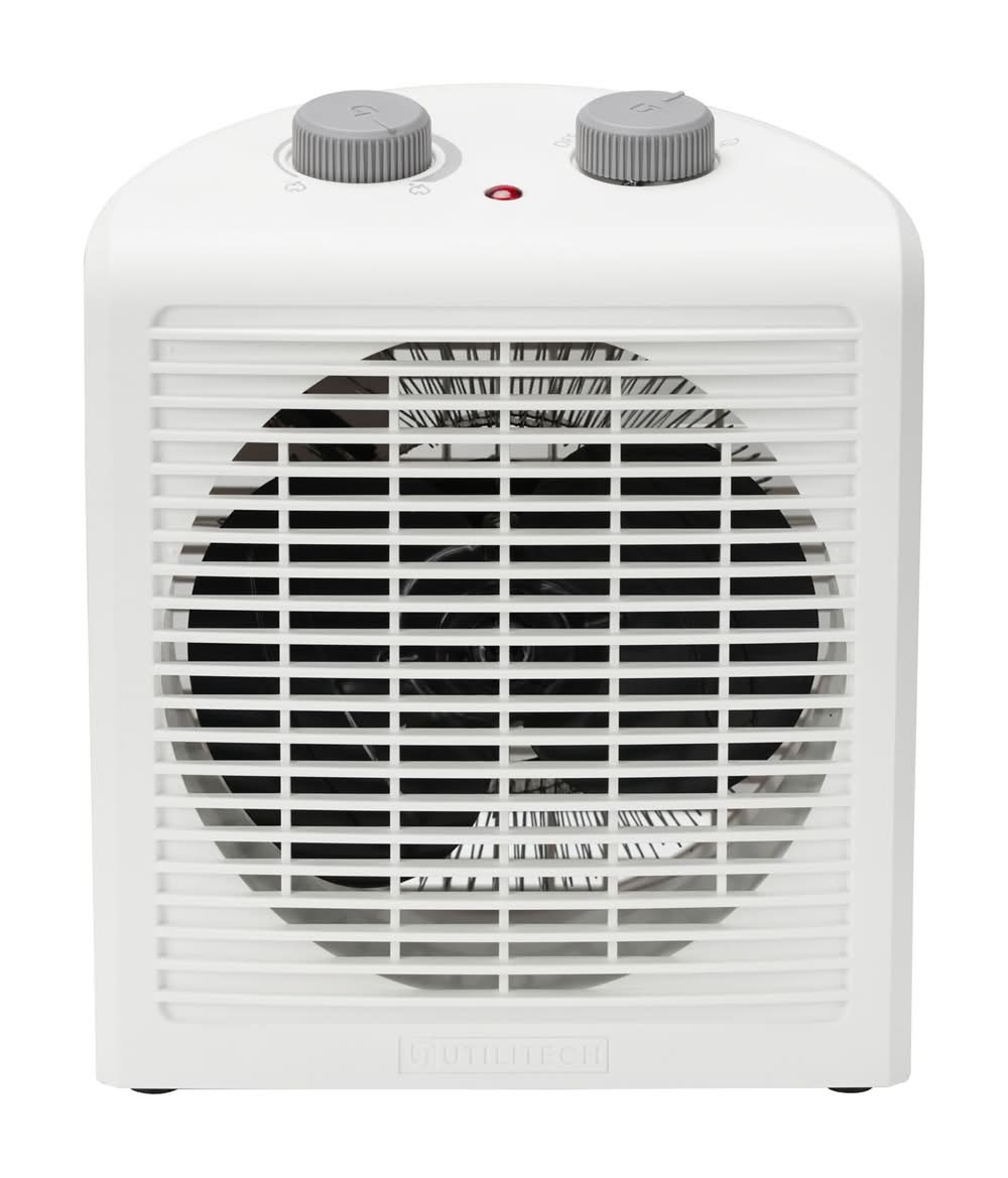 Utilitech 1500 -Watt Fan Compact personal Indoor Electric Space Heater with Thermostat