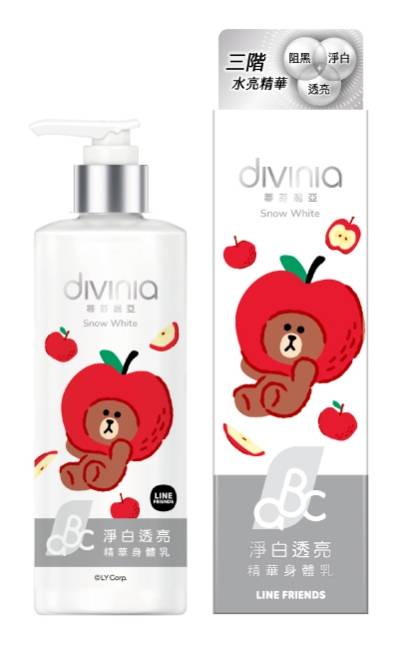 蒂芬妮亞淨白透亮精華身體乳250ml(LINE FRIENDS)