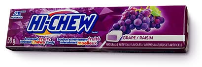 Hi-Chew Chewy Candy, Grape (58 g)