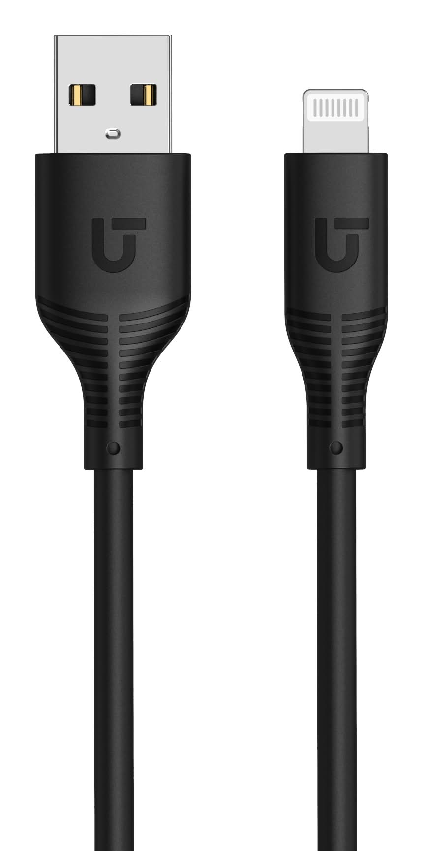 Utilitech 4-ft USB 2.0 Lightning Black Cable