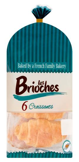 Les Brioches Croissants (6 pack)