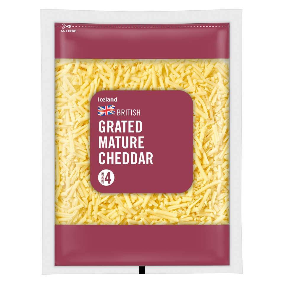 Iceland Grated Mature Cheddar