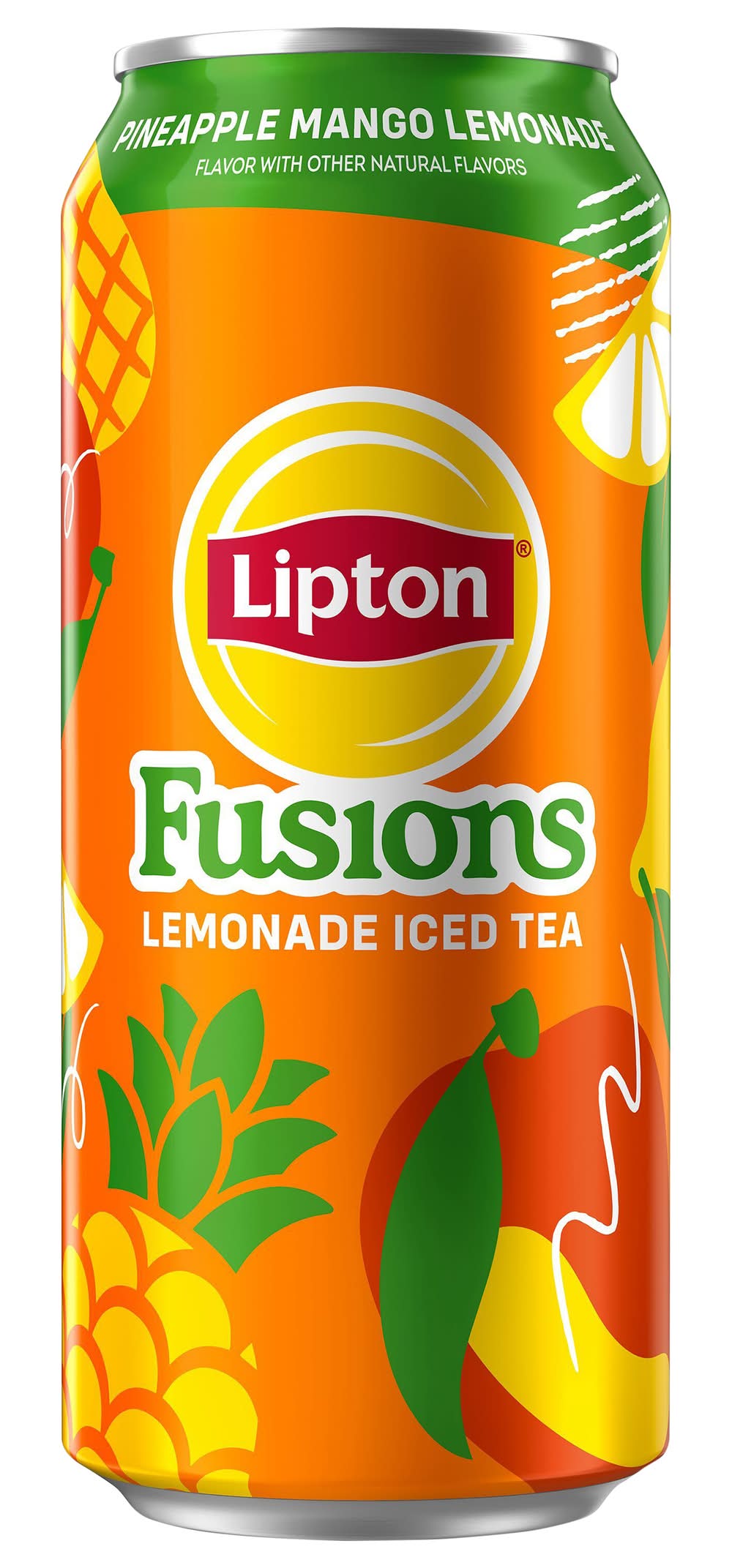 Lipton Fusions Iced Tea, Pineapple Mango Lemonade (16 fl oz)