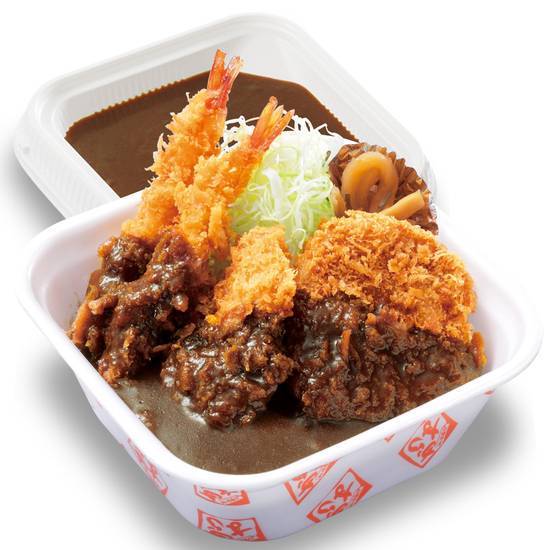 海老ヒレメンチカツカレー弁当