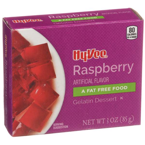 Hy-Vee Raspberry Gelatin Dessert