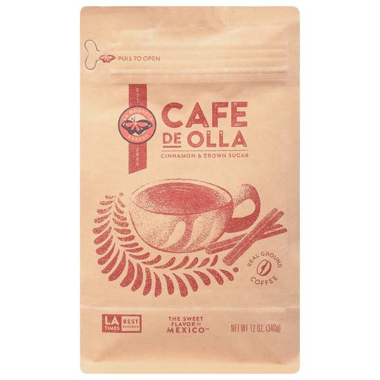 La Monarca Bakery Real Ground Coffee (12 oz) (cinnamon-brown sugar)