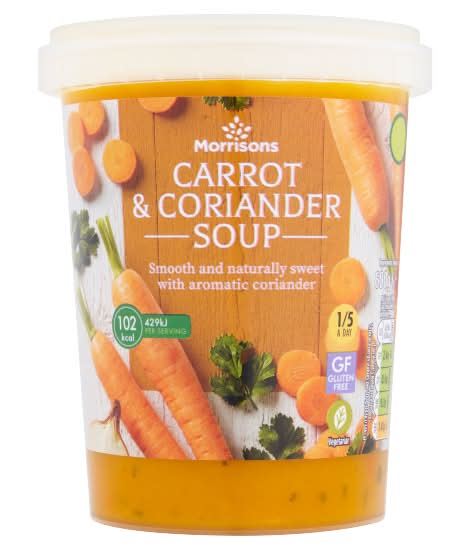 Morrisons Carrot & Coriander Soup (600g)