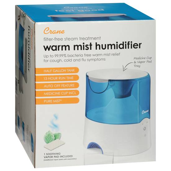 Crane Blue/White Warm Mist Humidifier