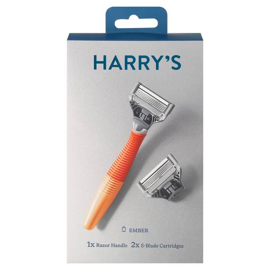 Harry's Ember 5-blade Razor Handle 3 ct