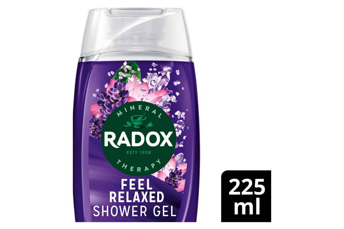 Radox Lavender-Waterlilly, Mineral Therapy Feel Relaxed Shower Gel