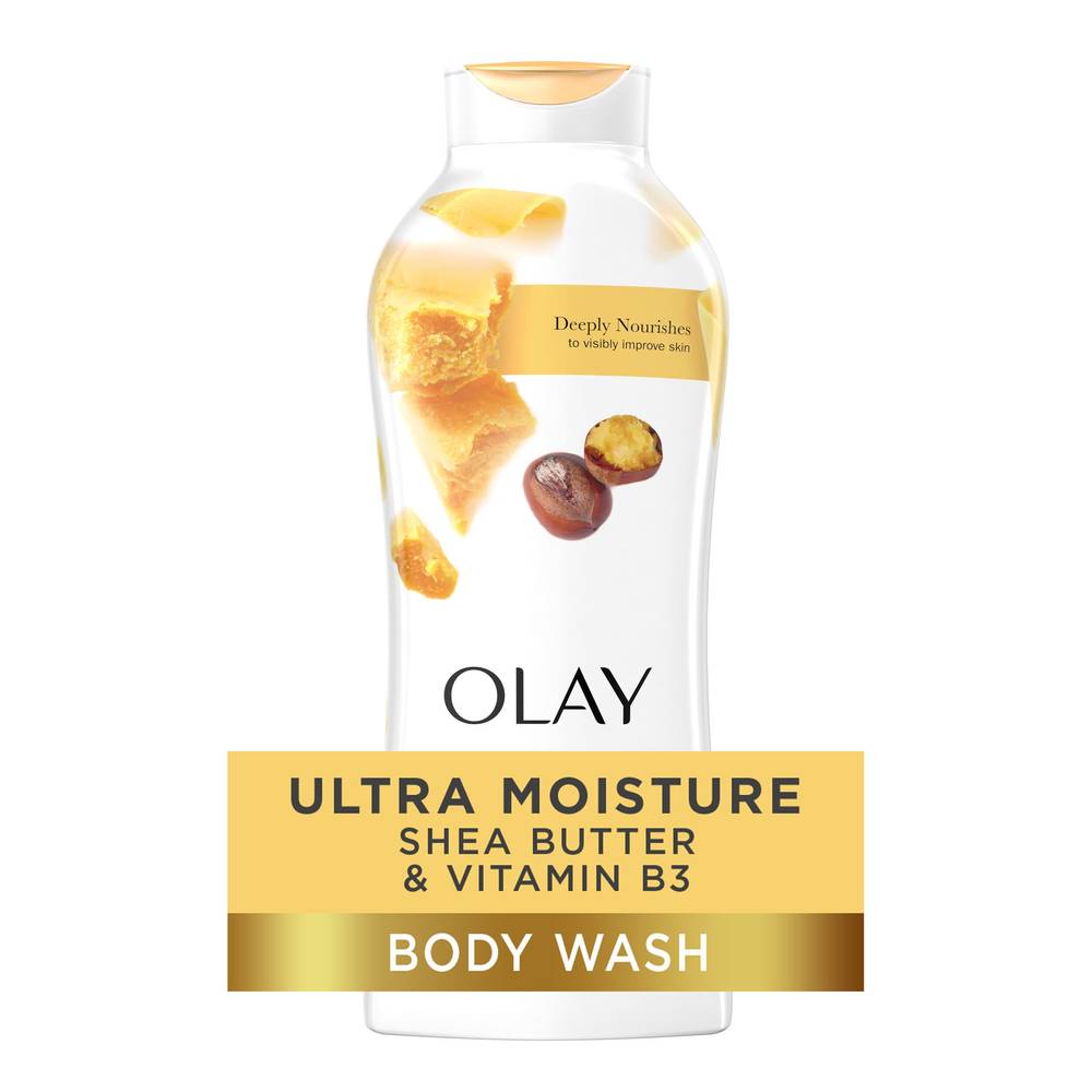 Olay Ultra Moisture Body Wash with Shea Butter, 22 OZ