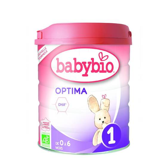 Lait optima 1er age babybio fr 800g 0/6m - BABYBIO - BIO