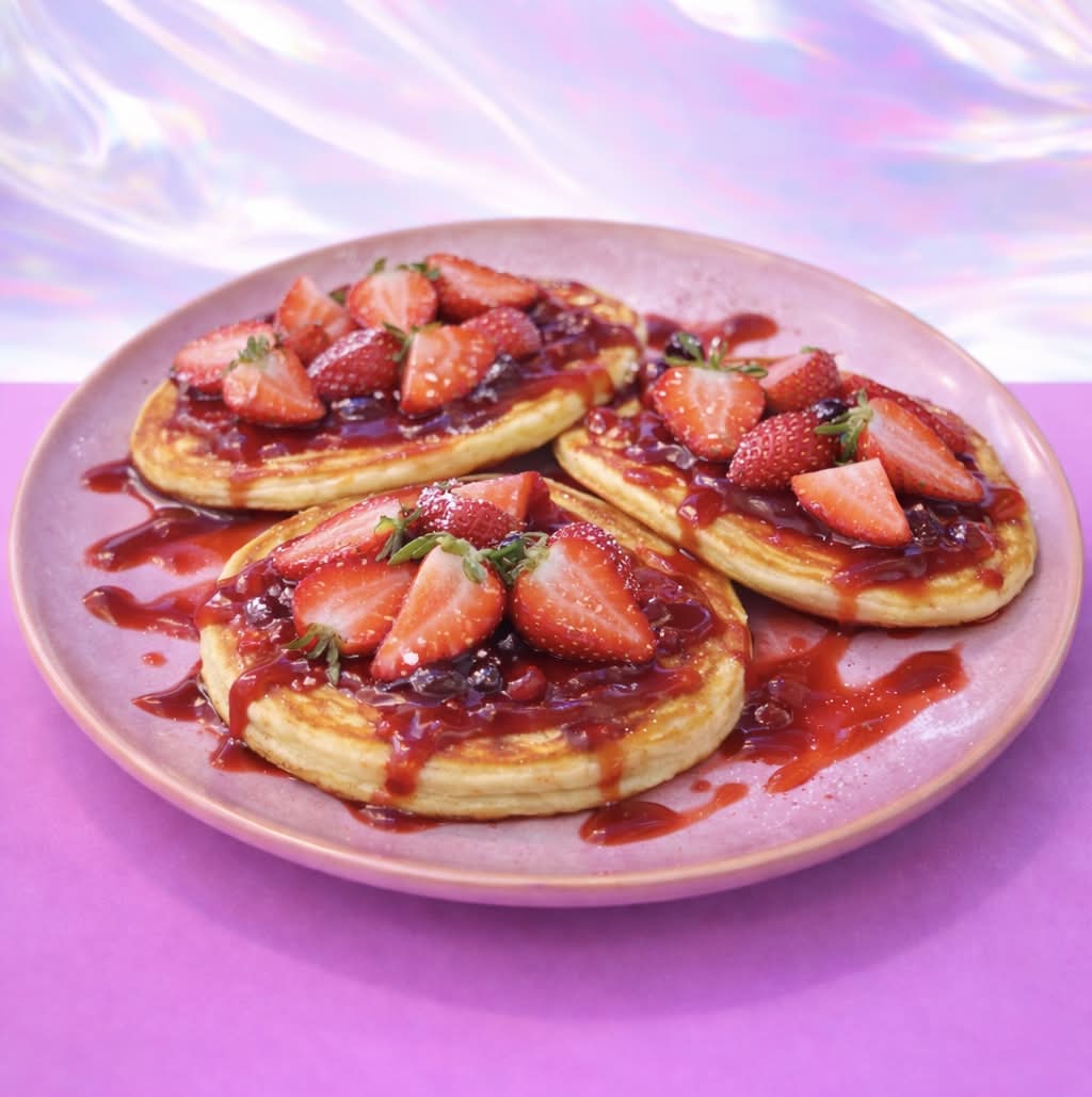 Pancakes fruits rouges