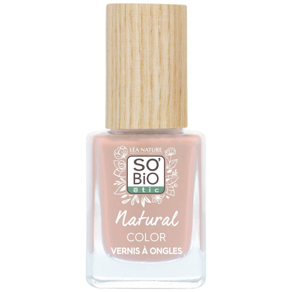 Vernis à Ongles Romantique Rose 60 Natural Color SO'BIO ETIC - le vernis à ongles