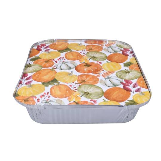 Large Thanksgiving Pumpkin Aluminum Baking Pans, 2Ct. By Celebrate It