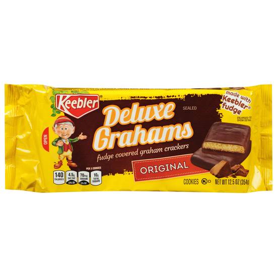 Keebler Deluxe Grahams Original Cookies
