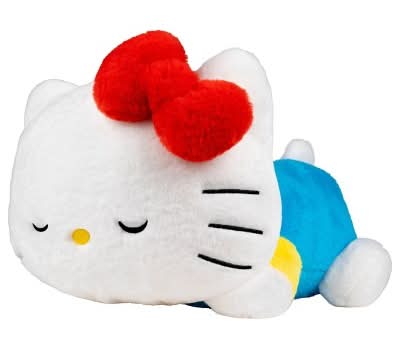 Hello Kitty Sleeping Plush Stuffed Animal Ages 6+, 18 in