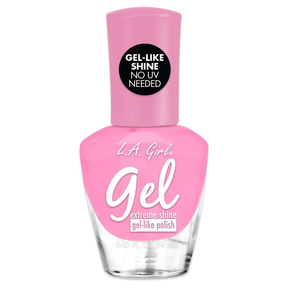 L.A. Girl Cosmetics Neon Gel Like Nail Polish, Pinky Swear