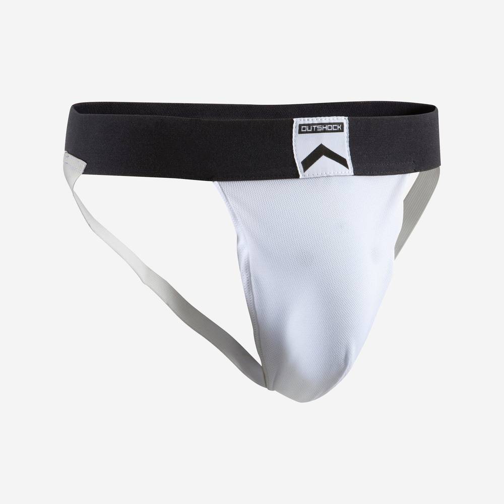 Outshock protector de ingle jockstrap 100 hombre (talla: adulto/blanco)