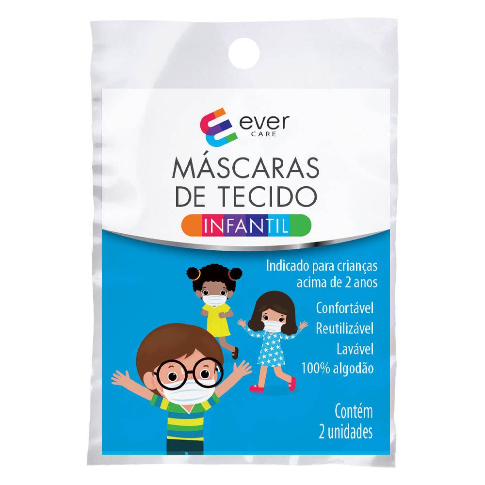 Ever Care �· Kit infantil de máscaras de tecido