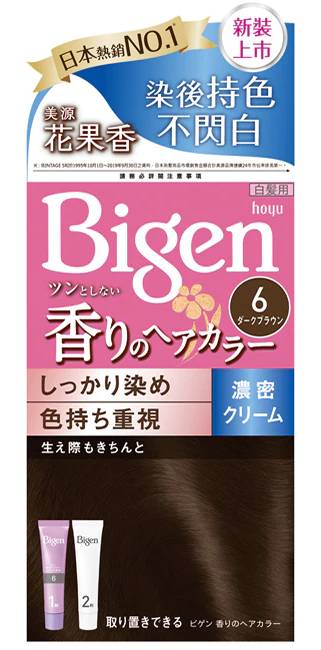 美源花果香染髮霜6暗棕色 #43014532