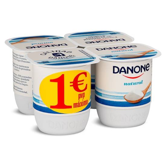 Yogur natural Danone pack 4 x 120 g