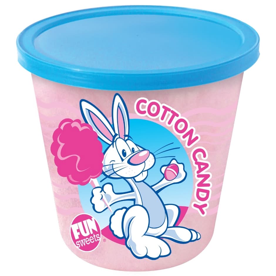 Fun Sweets Bunny Cotton Candy Tub (2.25 oz)