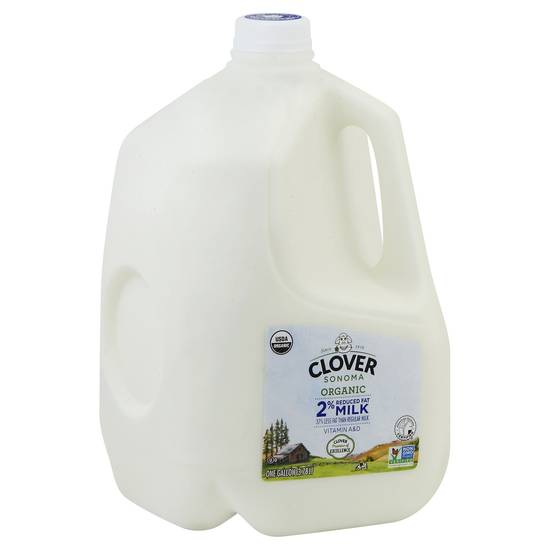 Clover Organic 2% Reduced Fat Milk