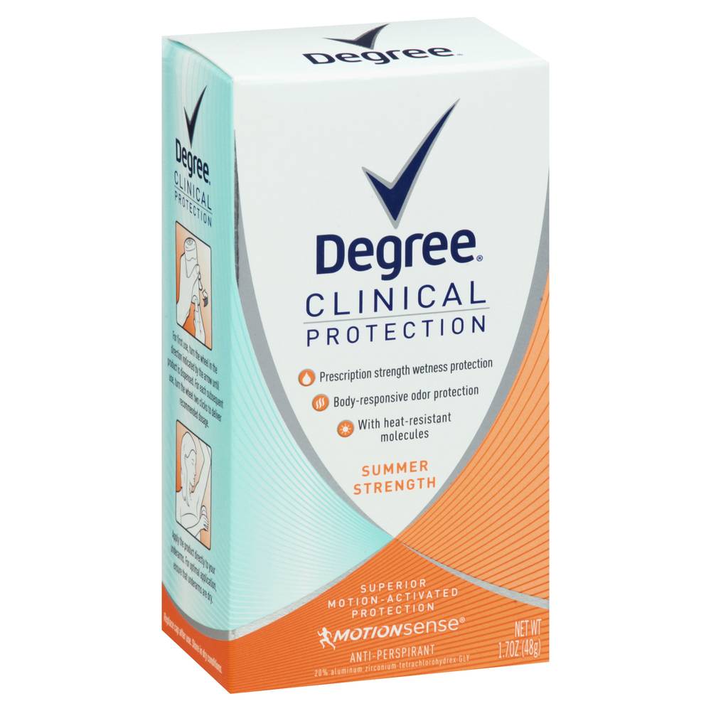 Degree Clinical Protection Summer Strength Antiperspirant