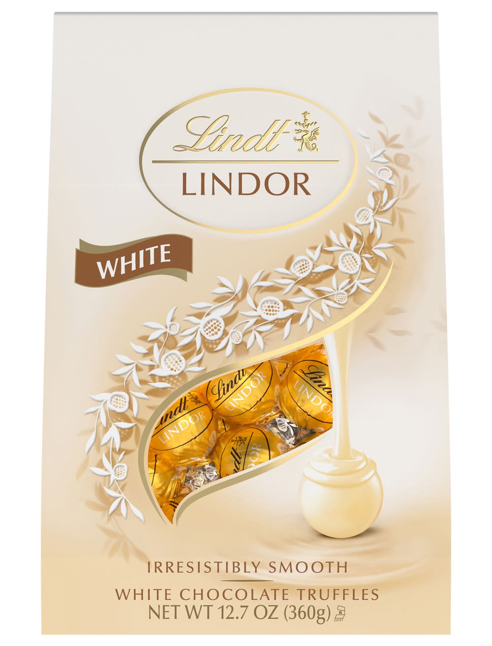 Lindt Lindor Candy Truffles, White Chocolate (12.7 oz)