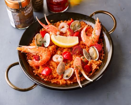 冬の贅沢！カニと海老のパエリア（1人前 Pサイズ）
