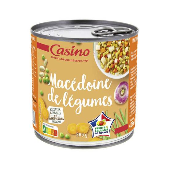 CASINO - Macédoine de légumes - 265g