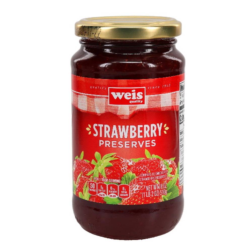 Weis Quality Preserves Strawberry (18 oz)