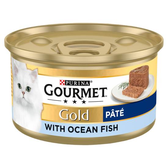 Purina Gourmet Gold Ocean Fish Pate Cat Food 85g