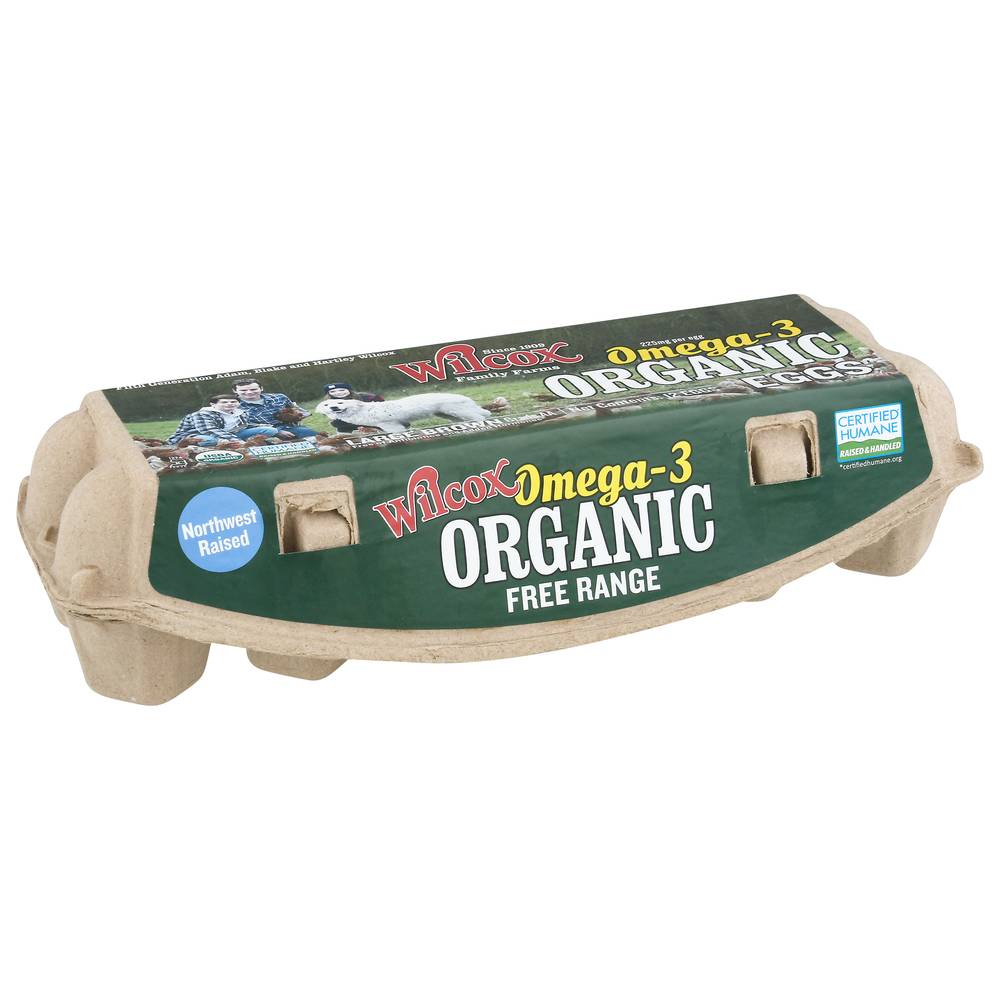 Wilcox Organic Large Brown Grade Aa Eggs (12 ct)