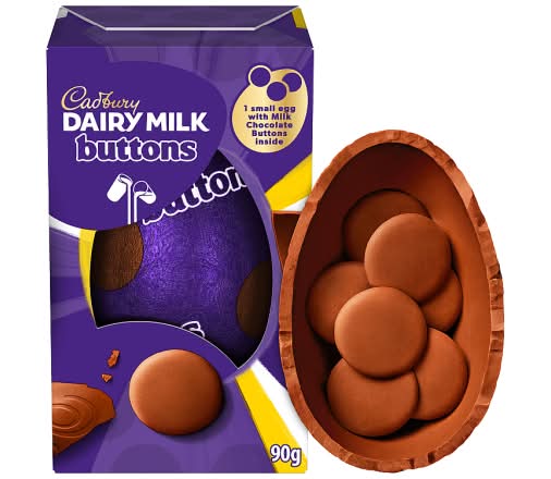 Cadbury Dairy Milk Buttons Easter Egg (90g)
