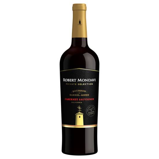 Robert Mondavi Private Selection Bourbon Barrel Aged Cabernet Sauvignon Red Wine 2021 (750 ml)