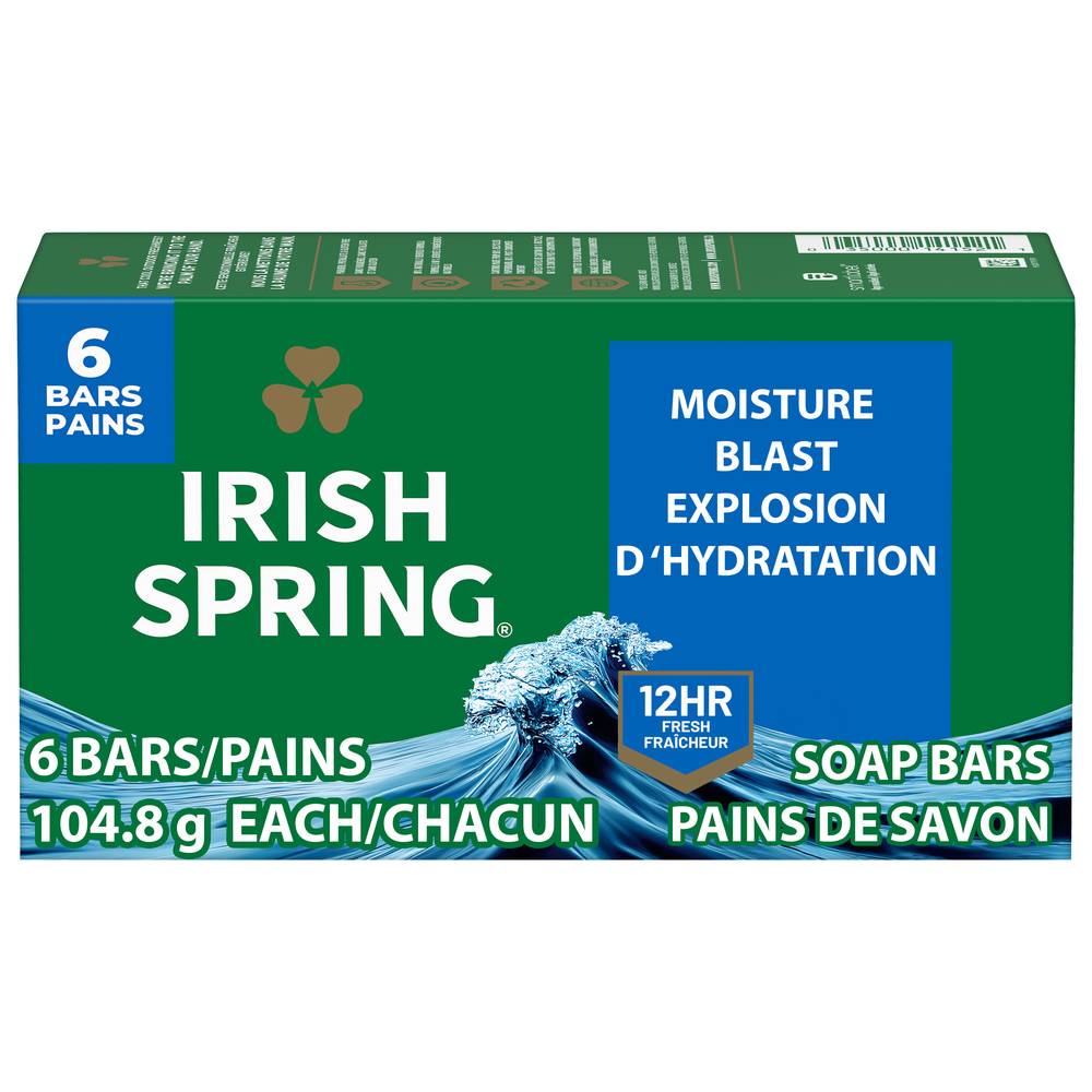 Irish Spring Moisture Blast Soap Bars