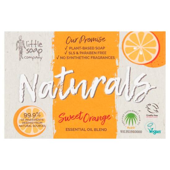 Little Soap Company Naturals Orange Soap Bar