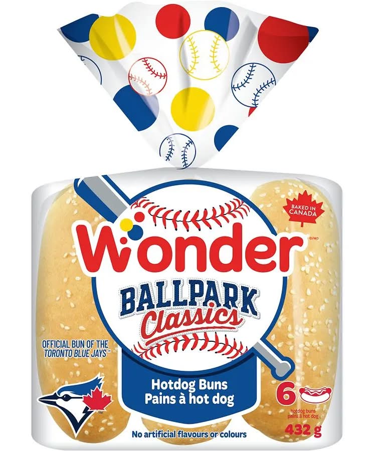 Wonder Ballpark Hot Dog 432gm
