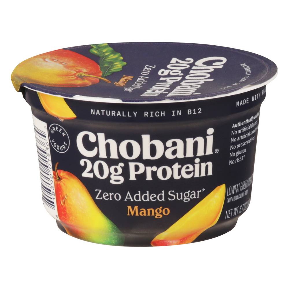 Chobani Lowfat Greek Yogurt, Mango (6.7 oz)