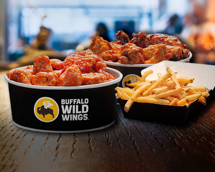 20 Boneless + 20 Traditional Wings + Fries - Nearby For Delivery or Pick Up