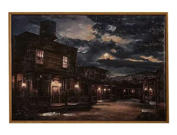 Ghost Town Canvas Wall Decor, 14x20